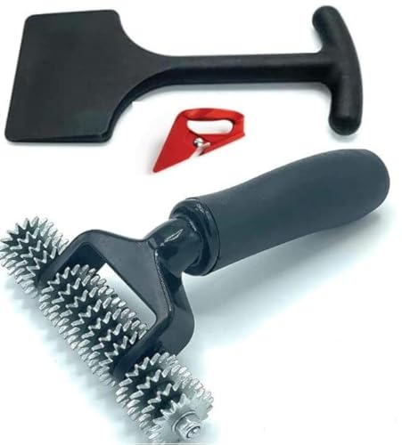 Carpet Tucker, Carpet Cutter and Carpet Seam Roller Combo, 3 Piece Professional Carpet Installation Tool Kit for Edges, Stairs, Seaming and Trimming - style: Zimpty Carpet Seam Roller, Carpet Tucker and Carpet Cutter Combo