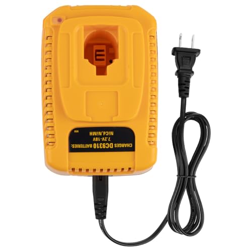 DC9310 Fast Charger Replacement for Dewalt 18V Battery Charger DC-9096 DC-9098 DC-9099 DC-9091 DC-9071 DE-9057 DW-9096 DW-9094 DW-9072 Compatible with Dewalt 7.2V-18V XRP NI-CD NI-MH Battery