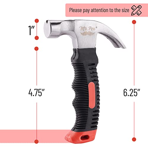 Mr. Pen- Claw Hammer, 8oz, Red, Magnetic - color: Red