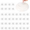 Bilillo 40 Pack Invisible Adhesive Wall Plate Hangers, 2.3 Inch Plastic Plate Holders for Decorative Plates, Photo Frames, and Wall Art Display - style: 40 Pack