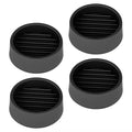 1.5X1.5 Round Rubber Caster Cups, Non Slip Furniture Pads - 4 Pack - color: Black, size: 1.5” 4pcs
