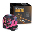 The Almighty Ruler Laser Tape Measure | Smart Range Finder | 196ft/ 60m - color: Pink, style: 60m