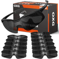 OXG Safety Glasses for Men Women, ANSI Z87 UV Protection Protective Eyewear - color: Grey