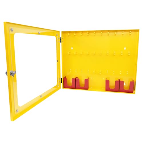 TRADESAFE Lockout Tagout Station, Lock Out Tag Out Station Unfilled - No Loto Devices Included, Wall Mount Loto Kit Cabinet, Lockout Station 22-1/2 x 18 x 3 inches - style: Unstocked