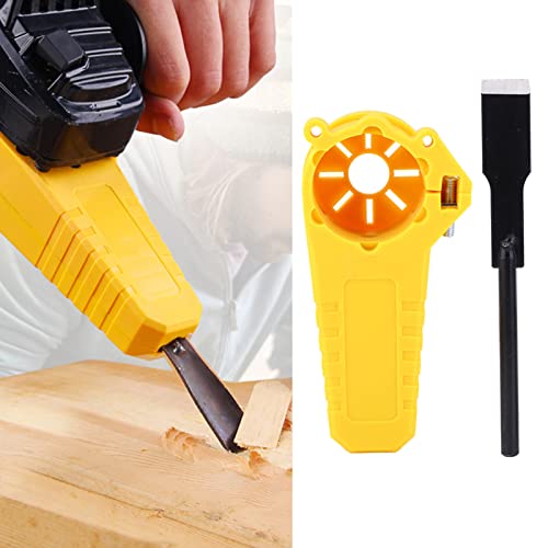 Electric Wood Chisel for Angle Grinder - Power Carving Tool Attachment Kit for Wood Carving and Woodworking, Power Tool Accessories