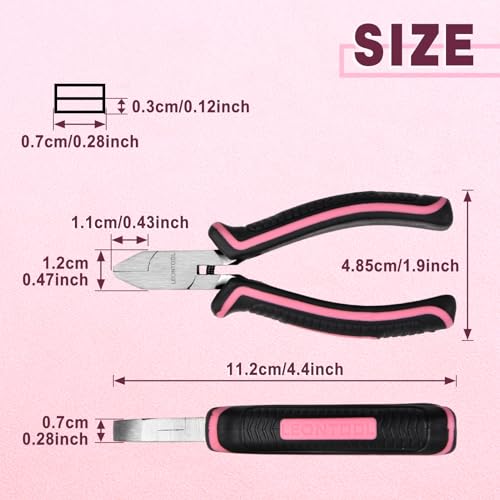 4.4" Mini Short Flat Nose Pliers for Jewelry Making Smooth Jaws Duck Billed Pliers Small Flat Plier Wire Straightener Jewelry Making Supplies for Wire Bending Straightening DIY Hand Tools - style: Short Flat Nose Pliers