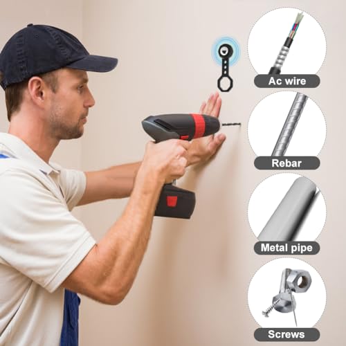 2 Pcs Magnetic Stud Finder, Stud Finder Wall Scanner with 27 Pounds of Pull Magnetic Power, Metal Stud Finder Tool for Walls Detected and Located, for Drywall Ceramic Tiling Wood