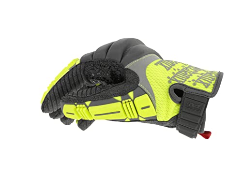 Mechanix Wear Hi-Viz M-Pact 2 Gloves Large Fluorescent Yellow - size: Large