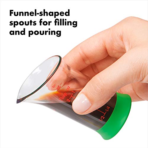 OXO Good Grips 4-Piece Mini Measuring Beaker Set,Clear - size: 4-Piece