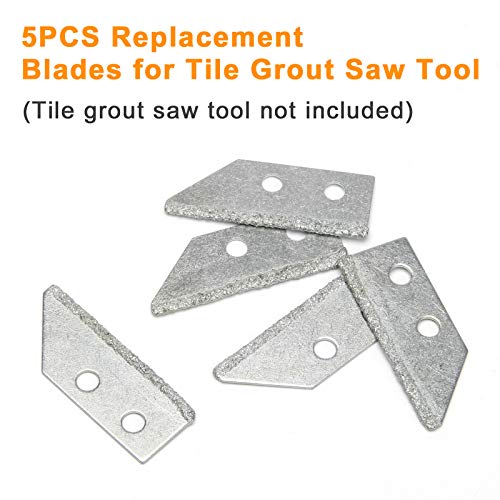 Coitak 5 Pieces Replacement Blades for Tile Grout Saw