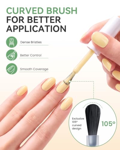Makartt Pastel Gel Nail Polish Set 15ML: 6 Spring Summer Colors - color: Barcelona Brights
