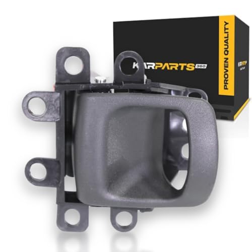 KarParts360 Door Handle for Dodge Dakota 1997 1998 1999 2000 Passenger Side | Interior Front OR Rear | Black | Trim: All Submodels | CH1353116 | 5FT38DX9 - color: Passenger Side