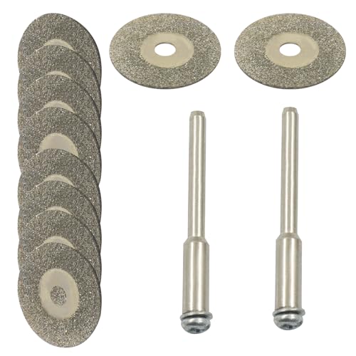 Bivethoi 12 Pack 16mm Mini Diamond Coated Cutting Off Wheels Discs - style: 16mm(12 Pack)