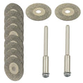 Bivethoi 12 Pack 16mm Mini Diamond Coated Cutting Off Wheels Discs - style: 16mm(12 Pack)