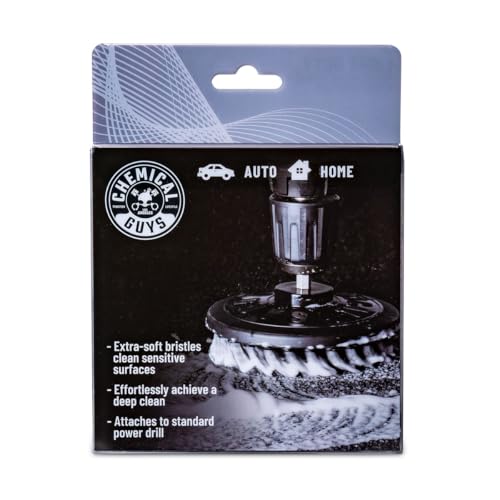 Chemical Guys, Light Duty Spinner Drill Brush Attachment, Multi-Surface - style: Light Duty