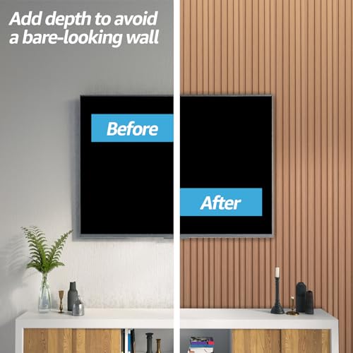 Art3d 48 x 6 Inch WPC Slat Wall Panels, 3D Wall Accents, 16-Pack, Boxwood | Real Wood Grain, Durable, Water Resistant, Wear-Resistant, No Emission, Eco-Friendly, Easy to Care, for Living Room, Bedroom - color: Boxwood, size: 48" * 6"