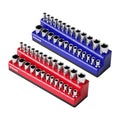 2-Pack 1/4 Inch Magnetic Socket Organizer Metric &SAE - size: 1/4"SAE&METRIC/2PCS