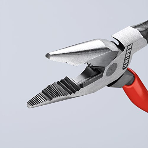 Knipex Tools 08 21 145 6" Needle Nose Combination Pliers, - style: Plastic Coated Handles