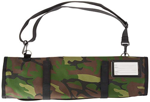 Mercer Culinary 7-Pocket Knife Roll Storage Bag, Camouflage - style: 7-pocket Knife Roll Storage Bag, Camouflage
