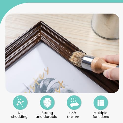 Mister Rui Chalk Wax Paint Brush, 5pcs, Wax Brushes for Waxing and Stencil - size: 5PCS, 1 Large, 1 Medium, 3 Small