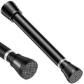 Black Small Tension Curtain Rod 16 to 26 Inch - color: Black, size: 16-26"