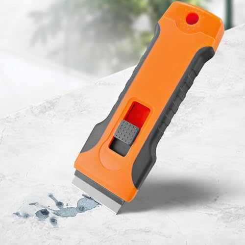 9 Pack Razor Blade Scraper Tool with 72pcs Extra Blades, Cleaning Razor Scraper, Glass Top Stove Scraper for Oven Door, Cooktop Scraper, Glass Scraper Cleaning Paint - size: 9 PACK