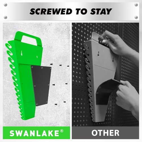 10-Piece Magnetic Socket and Wrench Organizer Set, 1/4", 3/8", 1/2" Drive Metric SAE Socket Organizer, Magnetic Wrench Holder 30 Slots Total, Tool Box Organizers (Sockets Wrenches not Included) - style: 10PCS Organizer Set
