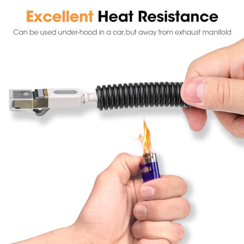 120 FT Wire Loom 1/2 Inch, Split Wire Loom Tubing Wire Conduit, Wire Protector Tubing – Black - color: 1/2" x 120ft-Black