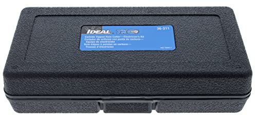 Ideal Electrical TKO Hole Cutter Kit, 36-311, 4-Pc Carbide Set