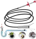 118-Inch Flexible Drain Snake with 4-Claw Grabber for Deep Clogs & Items - style: 118 IN