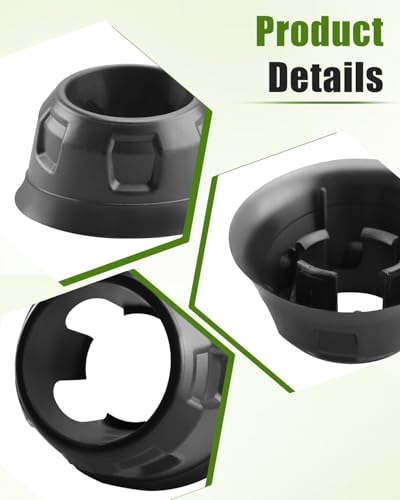 Rear Cargo Door Bumper Magnet Stop Cover Fit for Transit 150 250 350 350HD 2015-2023, Fit for E-transit 2022-2023, Replacement BK3Z16758AC BK3Z-16758-AC, 1 Pair