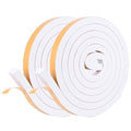 Kikerike Self Adhesive Foam Tape Weatherstrip 1/2in x 1/2in x 16.5Ft High Density Foam Insulation Strips Seal Weather Stripping with Strong Adhesive for Door and Window Sound Isolation Soundproofing - size: 1/2in x 1/2in x 16.5Ft