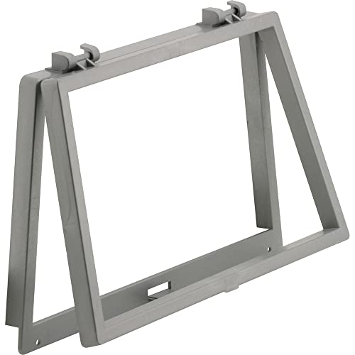 Prime-Line PL 14698 Wicket, 6-1/8 in. x 10-1/8 in., Gray Plastic (Single Pack) - color: Gray