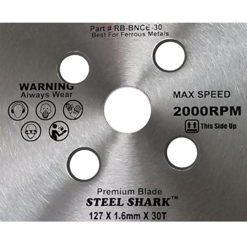 BN Products The Steel Shark 5-inch Replacement Blade for use with The BNCE-30 Cutting Edge Saw