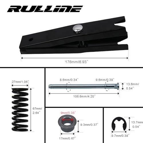 RULLINE Door Hinge Repair Kit Compatible with 1994-2004 Chevrolet Blazer - size: For 94-04 Chevy 19pcs