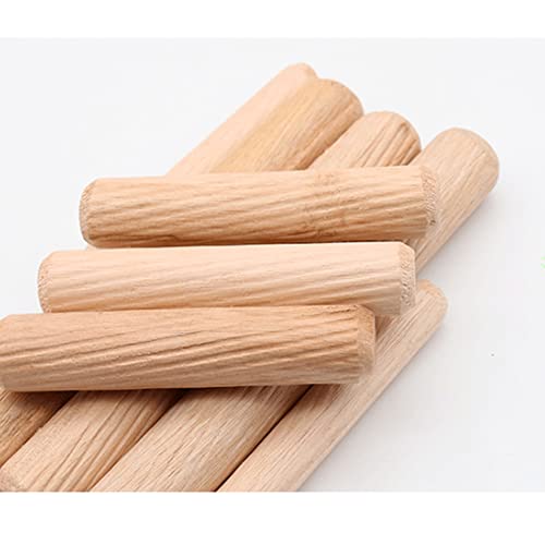100 Pack Wooden Dowels 3/8 Inch Wooden Dowel Pins 1.5'' Dowel Rods Wood Sticks Reinforcing Wood Dowel for Furniture Repair Chair Table Cabinet Drawer Woodworking Joints Assembly Cabinet