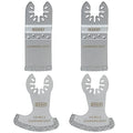 XXGO 4 Pcs Diamond Oscillating Multi Tool Blades for Removing Grout - size: 4 Pcs Diamond Blade Kits B