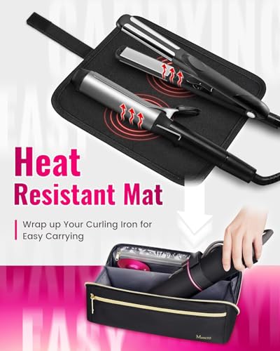 Mancro Hair Tools Travel Bag Compatible with Shark Flex Fusion, XL - color: Black, size: X-Large