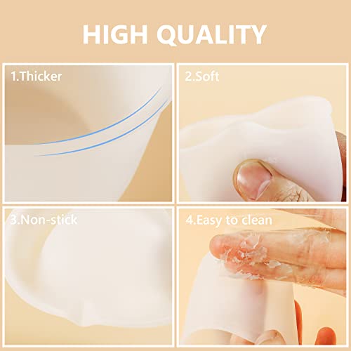 KISREL Silicone Measuring Cups for Resin, Resin Supplies with 600&100ml Cups, Resin Mixing Cups, Silicone Stir Sticks, Epoxy Mixing Cup - size: 600&100ml