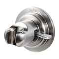 JiePai Suction Cup Shower Head Holder for Handheld Shower,Brushed Nickel | Suction cup holder,No-drill wall mount,fits 3/4 handheld,Works on tile glass metal,Removable,For bathroom/RV - color: Holder-Brushed Nickel