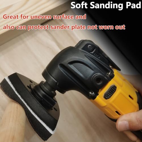 FOWOK 138Pcs Oscillating Tool Sanding Pads Kit for Finishing Detail Sanding - style: 138Pcs