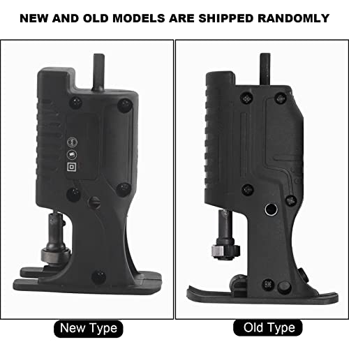 Reciprocating Saw Adapter Electric Drill to Reciprocating Saw Adapter, Hand Drill to Reciprocating Saw Chainsaw Conversion Head Kit, Woodworking Hand Saw Drill Jig Saw Attachment