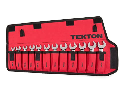 TEKTON Stubby Combination Wrench Set, 12-Piece | WRN01190 - size: 12-Piece (8-19 mm), style: Pouch