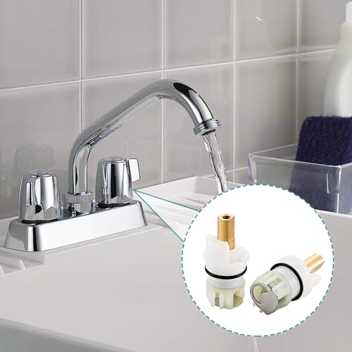 RP25513 Faucet Stem Replacement for Delta 2 Handle Faucet Cartridge, 2 Pack - color: 2