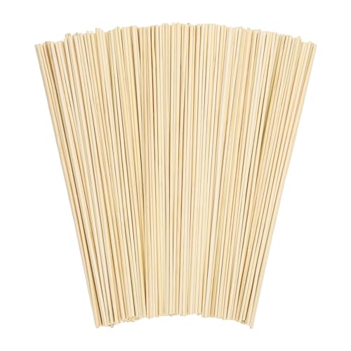300 Pcs Dowel Rods, 1/8 x 12 Inch Wooden Dowels - size: 1/8 x 12 Inch(300 PCS)