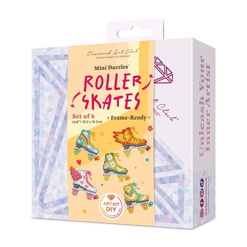 DIAMOND ART CLUB Mini Dazzles - Roller Skates Diamond Art Kits for Adults - color: Roller Skates