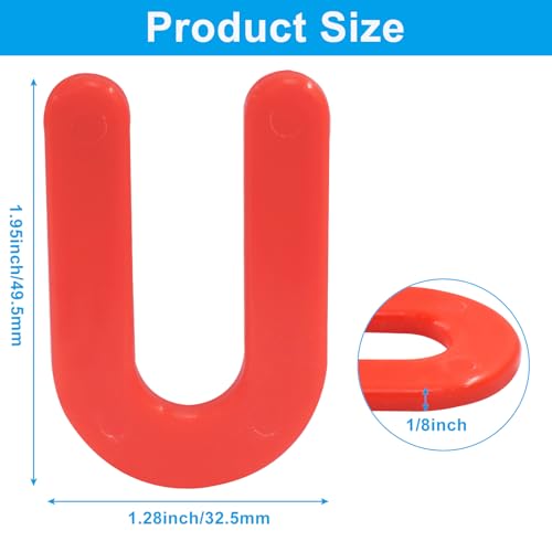 Horseshoe Tile Spacers, 1/8 Inch, 50 Pcs - size: 1/8"(50pcs)
