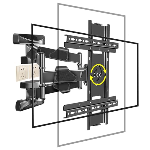 Portrait TV Mount for 32-65 inch, Vertical TV Mount ±90° Rotating - size: 32-65 Inch
