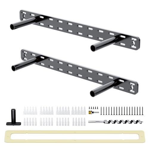 2pcs Floating Shelf Hardware Heavy Duty Hidden Shelf Brackets Support,Wall Mounting Invisible Floating Shelves Bracket with Jig (18" x 4" x 1.5" with Tools) - size: 18" x 4" x 1.5"