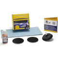 GLASS POLISH DIY 3” (75mm) Windshield Polishing Kit for Car Glass Restoration, Remove Wiper Blade Damage, Fine Scratches, Haziness, and Water Spots, Restore Glass Clarity and Shine